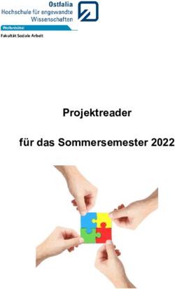 Projektreader f&uuml;r das Sommersemester 2022 - Fakult&auml;t Soziale Arbeit - Ostfalia