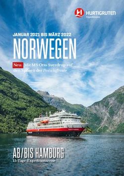 Norwegen - ab/bis hamburg - JANUAR 2021 BIS MÄRZ 2022 - Glur Reisen