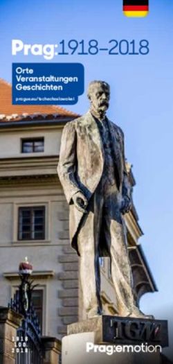 1918-2018 Orte Veranstaltungen Geschichten - Prague.eu