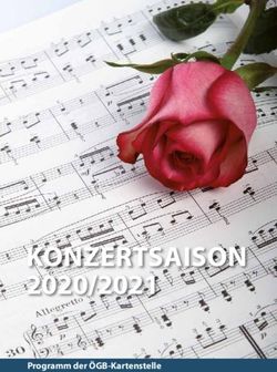 KONZERTSAISON 2020/2021 - Programm der &Ouml;GB-Kartenstelle - &Ouml;GB Kartenstelle