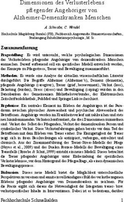 Dimensionen des Verlusterlebens pflegender Angeh&ouml;riger von Alzheimer-Demenzkranken Menschen