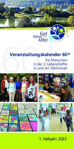 EY Y z p. 60+ Veranstaltungskalender 60+ - Gut - Gemeinde M&ouml;hnesee