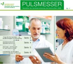 PULSMESSER - Apothekenverband Kanton Bern