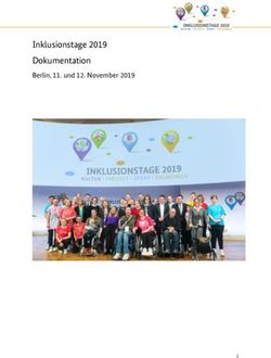 Inklusionstage 2019 Dokumentation - Berlin, 11. und 12. November 2019 - Gemeinsam einfach ...