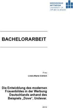 BACHELORARBEIT - Die Entwicklung des modernen Frauenbildes in der Werbung Deutschlands anhand des Beispiels "Dove", Unilever - Publication Server ...