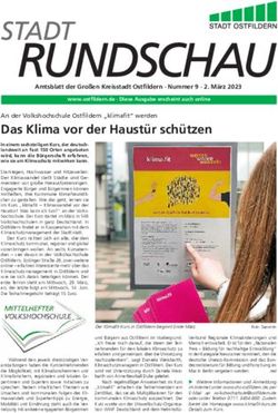 Das Klima vor der Haustür schützen - Stadt Ostfildern