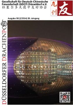 Gesellschaft f&uuml;r Deutsch-Chinesische Freundschaft (GDCF) D&uuml;sseldorf e.V - Ausgabe 90 (2/2014) 28. Jahrgang - GDCF D&uuml;sseldorf eV