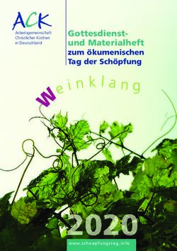 Gottesdienst- und Materialheft - zum ökumenischen Tag der Schöpfung - "Tag der Schöpfung 2020"
