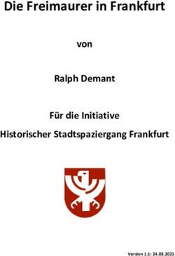 Die Freimaurer in Frankfurt - von Ralph Demant Für die Initiative Historischer Stadtspaziergang Frankfurt