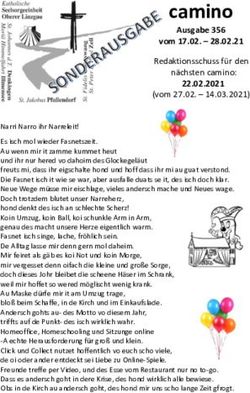 Camino Ausgabe 356 vom 17.02 28.02.21 - Redaktionsschuss f&uuml;r den n&auml;chsten camino: Kirche in Pfullendorf