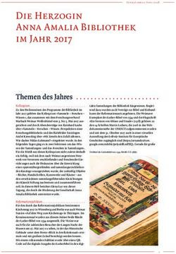 Die Herzogin Anna Amalia Bibliothek im Jahr 2017 - ThemendesJahres - Klassik ...
