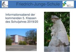 Friedrich-Junge-Schule - Informationsabend der kommenden 5. Klassen des Schuljahres 2019/20 - Friedrich-Junge-Schule ...