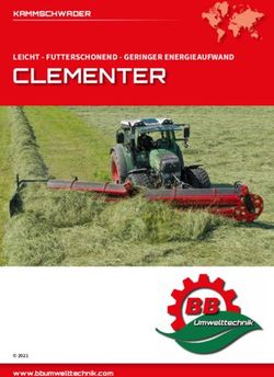 CLEMENTER LEICHT - FUTTERSCHONEND - GERINGER ENERGIEAUFWAND - KAMMSCHWADER - BB-Umwelttechnik