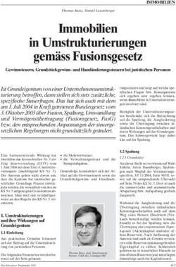 Immobilien in Umstrukturierungen gem&auml;ss Fusionsgesetz