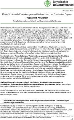 Fragen und Antworten Corona: aktuelle Einordnungen und Ma&szlig;nahmen des Freistaates Bayern - Bayerischer Bauernverband