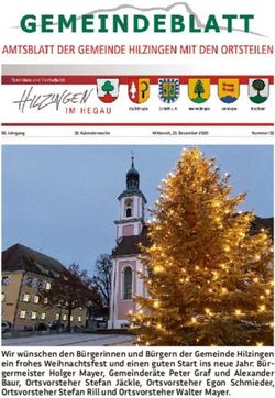 Wir wünschen den Bürgerinnen und Bürgern der Gemeinde Hilzingen ein frohes Weihnachtsfest und einen guten Start ins neue Jahr: Bür-germeister ...
