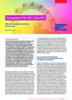 Gewappnet f&uuml;r die Zukunft? - &Ouml;ffentlich-rechtlicher Rundfunk in &Ouml;sterreich - Bibliothek der Friedrich-Ebert ...