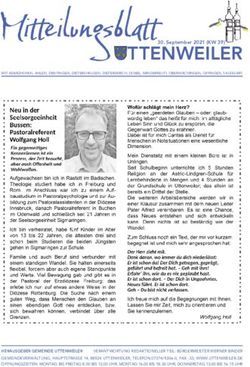 Mitteilungsblatt - Gemeinde Uttenweiler