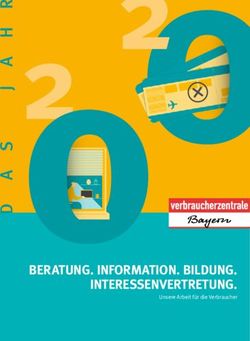 BERATUNG. INFORMATION. BILDUNG. INTERESSENVERTRETUNG - Unsere Arbeit f&uuml;r die Verbraucher - Verbraucherzentrale Bayern