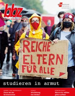 Studieren in armut - bbbbzzBerliner Bildungszeitschrift BERLIN - GEW Berlin