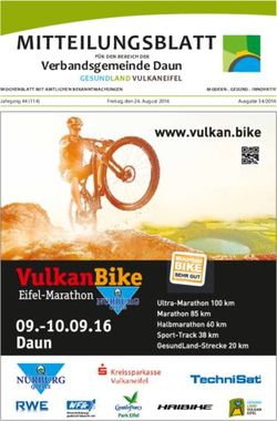 Mitteilungsblatt Verbandsgemeinde daun - gesundland Vulkaneifel - VG Daun