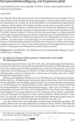 Komplexitätsbewältigung und Hypertextualität - Nomos eLibrary