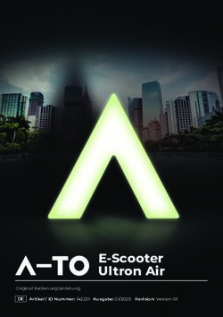 E-Scooter Ultron Air - Aldi Suisse