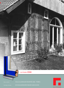 GUTMANN CORA Holz-Aluminium-Fenster und -türen - Wood-Aluminium WindoWS And doorS