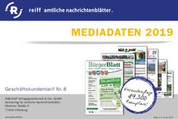 MEDIADATEN 2019 89.300 - Exemplare! - ANB Reiff Verlagsgesellschaft & Cie. GmbH