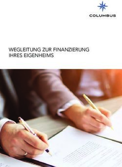 WEGLEITUNG ZUR FINANZIERUNG IHRES EIGENHEIMS