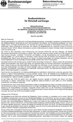 Bekanntmachung Ver&ouml;ffentlicht am Montag, 5. Juli 2021 BAnz AT 05.07.2021 B1 Seite 1 von 5 - BMWi