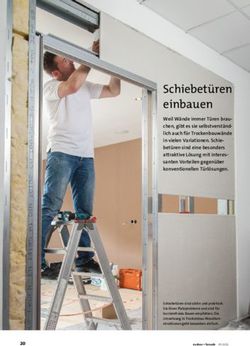 Schiebet&uuml;ren einbauen - Ausbau und Fassade