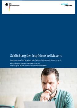 Schlie&szlig;ung der Impfl&uuml;cke bei Masern - Informationsbriefe an Versicherte oder Patienteninformation in Hausarztpraxen? Referat wirksam regieren im ...