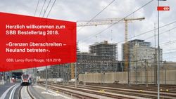 Herzlich willkommen zum SBB Bestellertag 2018. "Grenzen &uuml;berschreiten - Neuland betreten" - SBB, Lancy-Pont-Rouge, 18.9.2018