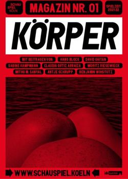 MAGAZIN NR. 01 - WWW.SCHAUSPIEL.KOELN - HANS BLOCK CLAUDIA ORTIZ ARRAIZA - Schauspiel K&ouml;ln