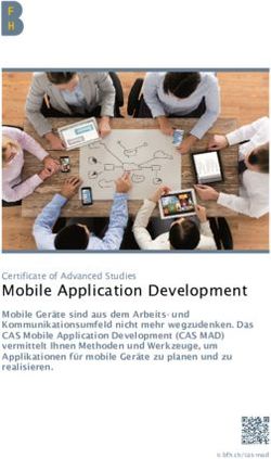 Mobile Application Development - Certificate of Advanced Studies - Berner Fachhochschule