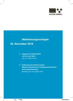 Abstimmungsvorlagen - Kanton Aargau