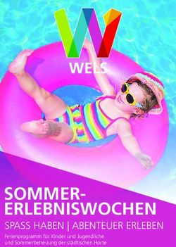 SOMMER-ERLEBNISWOCHEN - SPASS HABEN | ABENTEUER ERLEBEN Ferienprogramm für Kinder und Jugendliche und Sommerbetreuung der städtischen Horte ...