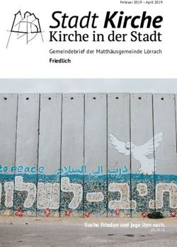 Gemeindebrief der Matthäusgemeinde Lörrach Friedlich - Suche Frieden und jage ihm nach - Stadtkirche ...