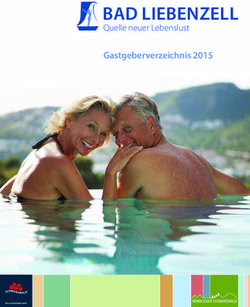 BAD LIEBENZELL Gastgeberverzeichnis 2015 - Quelle neuer Lebenslust