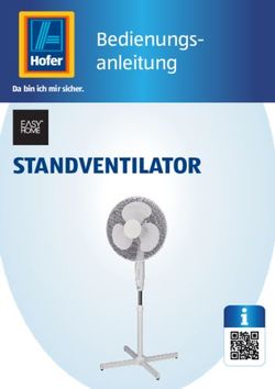 STANDVENTILATOR Bedienungs-anleitung - Da bin ich mir sicher - Hofer