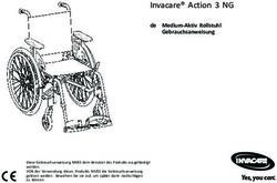 Invacare Action 3 NG de Medium-Aktiv Rollstuhl Gebrauchsanweisung