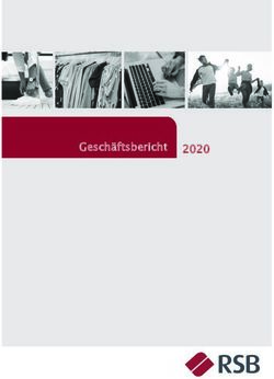 Gesch&auml;ftsbericht 2020 - RSB Retail+Service Bank GmbH