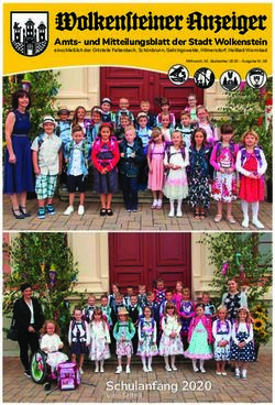 Schulanfang 2020 siehe Seite 3 - einschlie&szlig;lich der Ortsteile Falkenbach, Sch&ouml;nbrunn, Gehringswalde, Hilmersdorf, Heilbad Warmbad - Stadt Wolkenstein