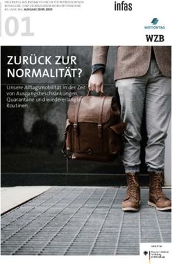 ZUR&Uuml;CK ZUR NORMALIT&Auml;T? - WZB - BMBF