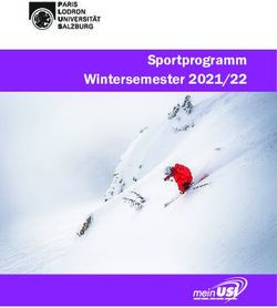 Sportprogramm Wintersemester 2021/22 - Universit&auml;t Salzburg