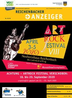 ACHTUNG - ARTROCK FESTIVAL VERSCHOBEN: bis 20. September 2020