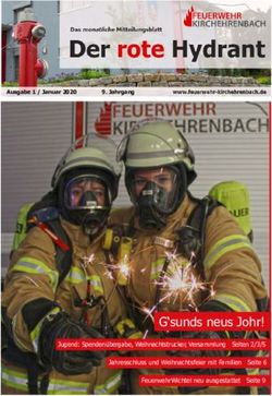 G'sunds neus Johr! - Ausgabe 1 / Januar 2020 - Feuerwehr Kirchehrenbach