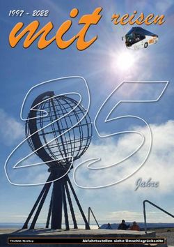 Jahre 1997 - 2022 - mit-reisen Touristik GmbH