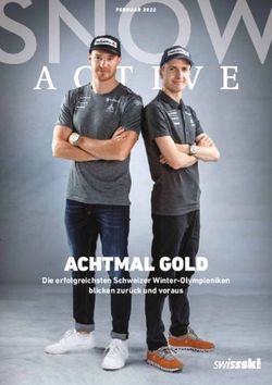 ACHTMAL GOLD Die erfolgreichsten Schweizer Winter-Olympioniken blicken zur&uuml;ck und voraus - Snowactive